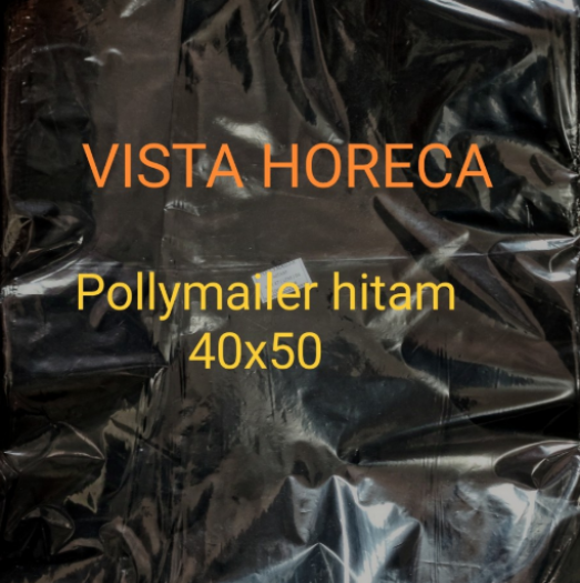 Pollymailer PE Hitam 40x50 cm 1 pack isi 50 pcs